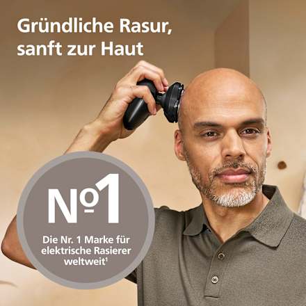 Elektrischer Rasierer, Glatzenrasierer S5000 Philips