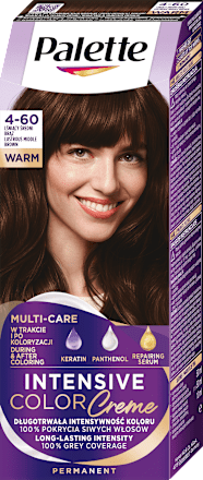 Farba do włosów 4-60 Lśniący Średni Brąz Palette INTENSIVE COLOR CREME