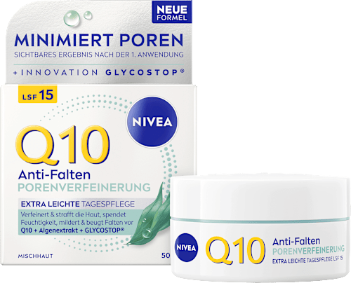 Gesichtscreme Q10 Anti-Falten Porenverfeinerung LSF 15 NIVEA