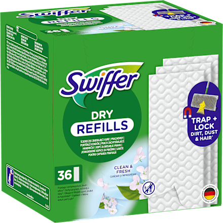 Náhradné suché utierky na podlahu Dry Swiffer