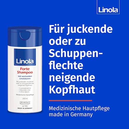 Linola Forte Shampoo mit wertvollen Linolsäuren Linola