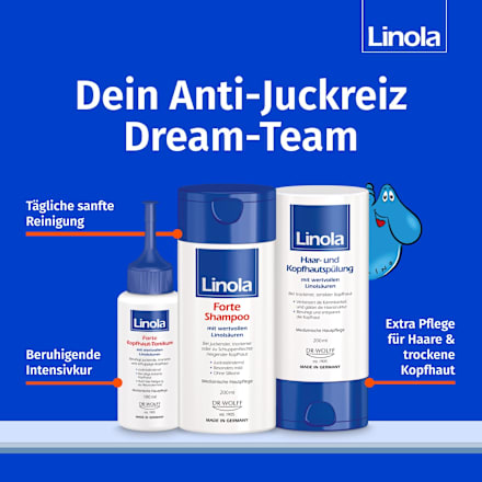 Linola Forte Shampoo mit wertvollen Linolsäuren Linola
