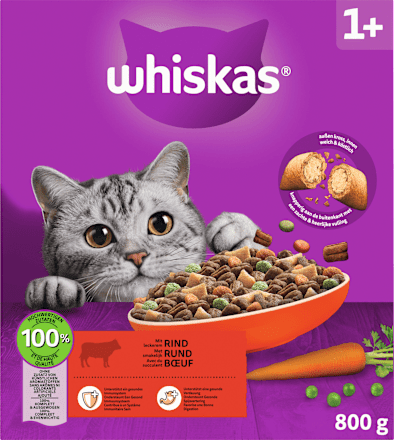 Trockenfutter Katze Rind Whiskas