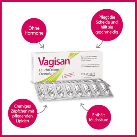 Vagisan FeuchtCreme Cremolum Vaginalzäpfchen Vagisan