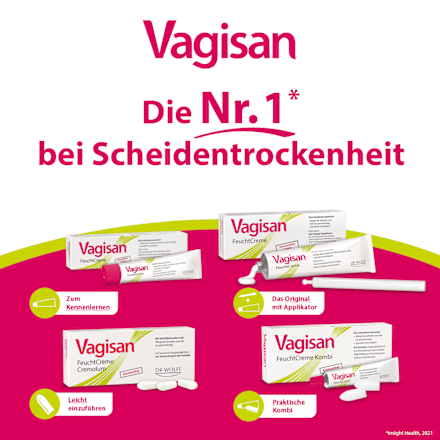 Vagisan FeuchtCreme Cremolum Vaginalzäpfchen Vagisan