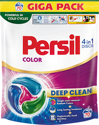 Pracie kapsuly Discs 4v1 Deep Clean Color Persil