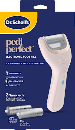 elektrický pilník na chodidla PediPerfect se 2 náhradními hlavicemi Dr. Scholl's