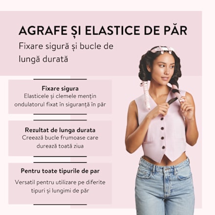 Ondulator de păr cu scrunchies și agrafe PARSA BEAUTY