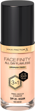 Tekoča podlaga Facefinity Flawless 3v1 Beige 55  MAX FACTOR