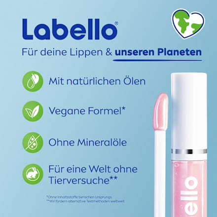 Lip Oil Clear Glossy Finish Clear Labello