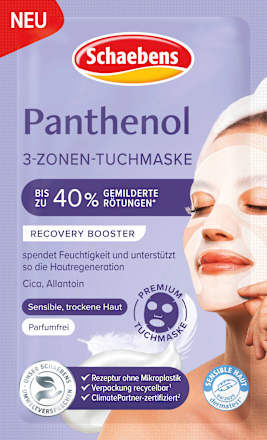 Tuchmaske Panthenol 3-Zonen Schaebens