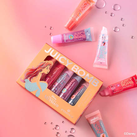 Lipgloss Set Disney Juicy Bomb The Little Mermaid 3tlg essence
