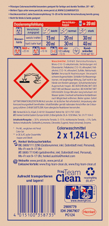 Colorwaschmittel Gel Ultra Konzentrat (2x62WL) Persil