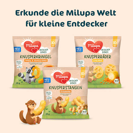 Babysnack Knusperstangen Kichererbse ab 10+ Monaten Milupa