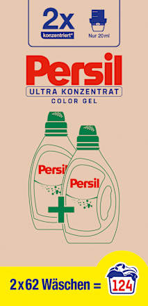 Colorwaschmittel Gel Ultra Konzentrat (2x62WL) Persil