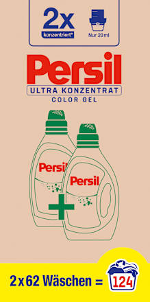 Colorwaschmittel Gel Ultra Konzentrat (2x62WL) Persil