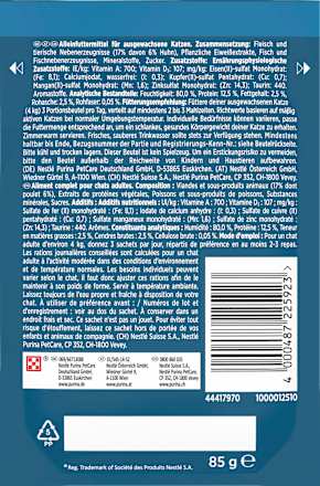 Nassfutter Katze mit Huhn, Perle - erlesene Streifen in Sauce Purina Gourmet