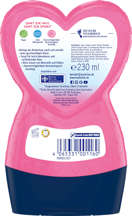 Kinder Shampoo & Spülung 2in1 Prinzessin Rosalea Bübchen