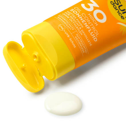 fluid na opalování obličej & dekolt SPF30 SUNDANCE