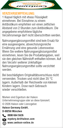 Biotic+ Immun Kapseln 30 St Centrum