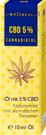 CBD 5 % Cannabidiol-Öl the wellness co.