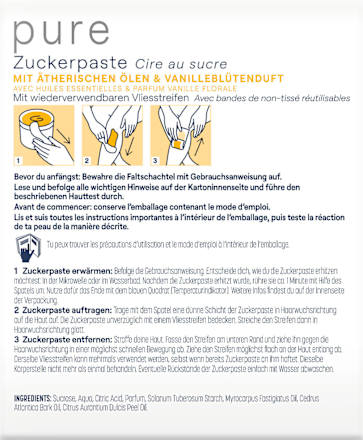 Zuckerpaste mit Vanilleduft Veet