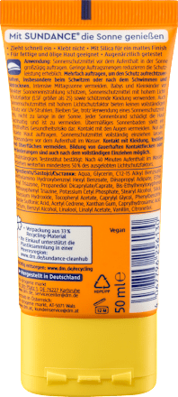 Слънцезащитен флуид Oil Control, SPF 50 sundance