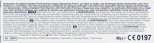 Haftcreme Plus Barriere frisch Kukident