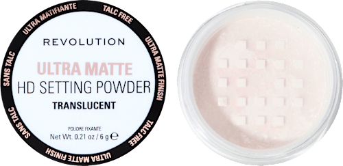 Setting Puder Ultra Velvet HD Matte Loose Talc Free Translucent REVOLUTION