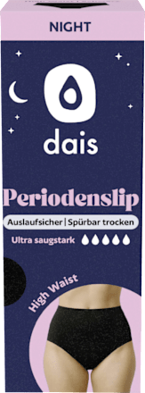 Periodenunterwäsche Slip Night schwarz Gr. M dais