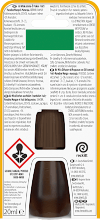 Lufterfrischer Aroma-Öl  Mango & Limette Nachfüllpack AIR WICK