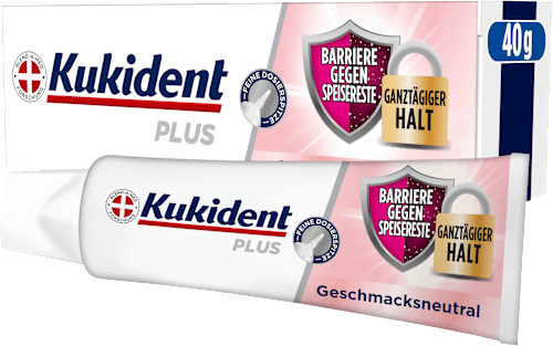 Haftcreme Plus Barriere geschmacksneutral  Kukident