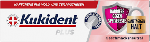 Haftcreme Plus Barriere geschmacksneutral  Kukident