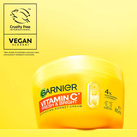 Vitamin C hydratační pleťový sorbet krém GARNIER