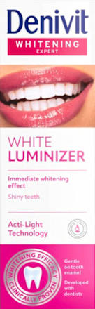 Belilna zobna pasta White Luminizer Denivit