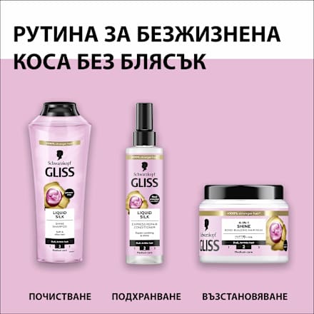 Шампоан за коса Течна коприна Schwarzkopf GLISS