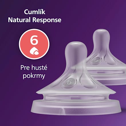 Cumeľ Natural Response s prietokom č. 6 na kašu PHILIPS AVENT
