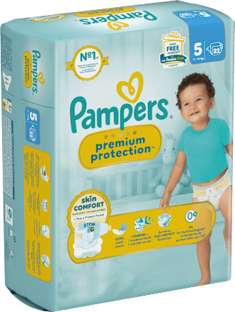 Windeln Premium Protection Gr.5 Junior (11-16 kg) Pampers