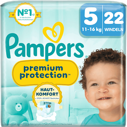 Windeln Premium Protection Gr.5 Junior (11-16 kg) Pampers premium protection