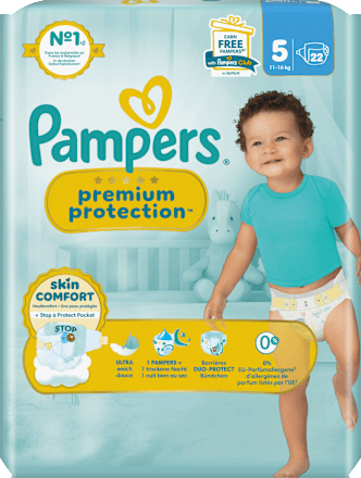 Windeln Premium Protection Gr.5 Junior (11-16 kg) Pampers