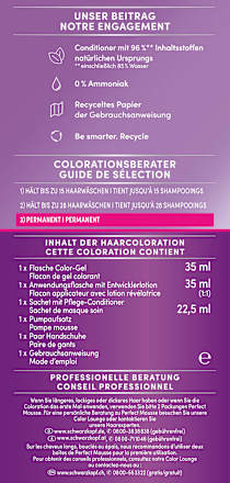 Haarfarbe Schaum 665 Helles Schokogold, 1 St Schwarzkopf Perfect Mousse