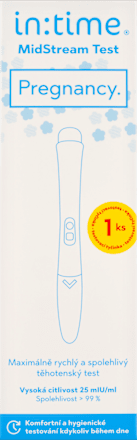 těhotenský test MidStream intime