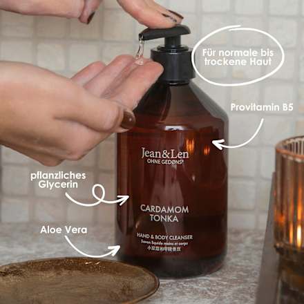 Geschenkset "hand ceremony" Cardamom & Tonka 2tlg Jean&Len