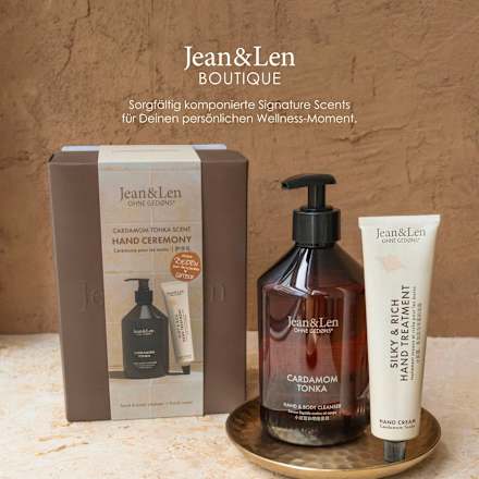 Geschenkset "hand ceremony" Cardamom & Tonka 2tlg Jean&Len