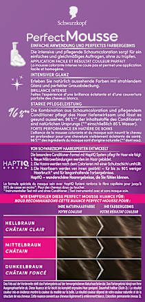 Haarfarbe Schaum 500 Mittelbraun, 1 St Schwarzkopf Perfect Mousse