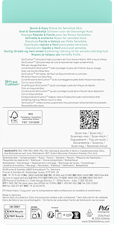 Rasierer, Smooth Sensitive Gillette Venus