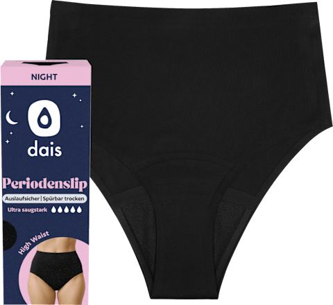 Periodenunterwäsche Slip Night schwarz Gr. S dais