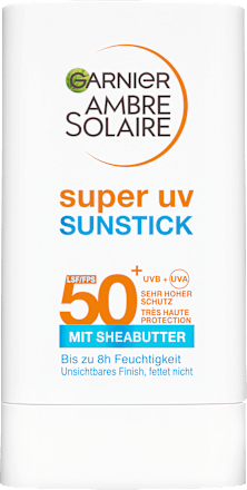 Sonnenstick Super UV mit Sheabutter LSF 50+ Garnier Ambre Solaire