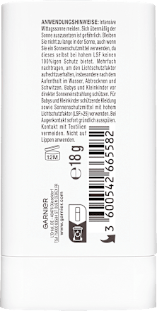 Sonnenstick Super UV mit Sheabutter LSF 50+ Garnier Ambre Solaire