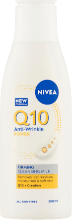 Q10 Power čisticí pleťové mléko proti vráskám NIVEA